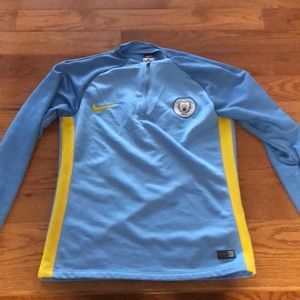 Boys zip up soccer dry fit